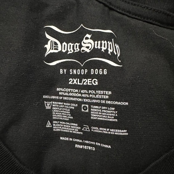 Dogg Supply by Snoop Dogg T-Shirt 3XL Unisex Black Graphic Music Concert Tee - Picture 5 of 13
